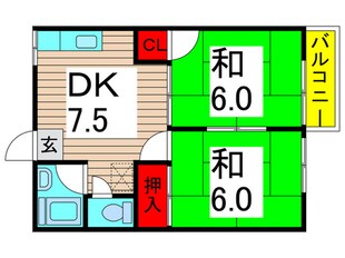 フォーブル北綾瀬Ⅱの物件間取画像